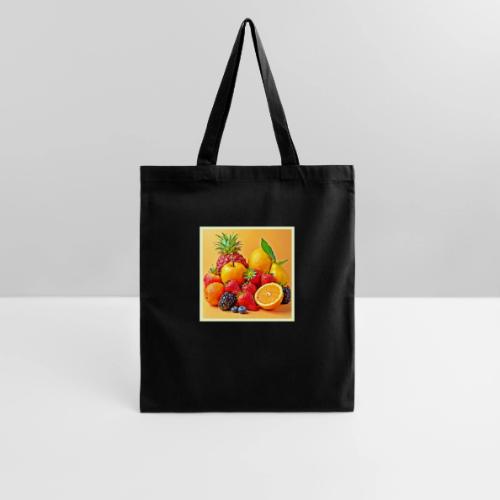 Fresh Bounty: Vibrant Fruit Harvest Art - Tote Bag