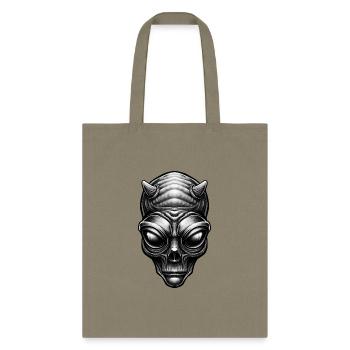 Alien Devil - Tote Bag - khaki - Front