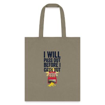 Gambling Slot Machine Vegas Casino - Tote Bag - khaki - Front