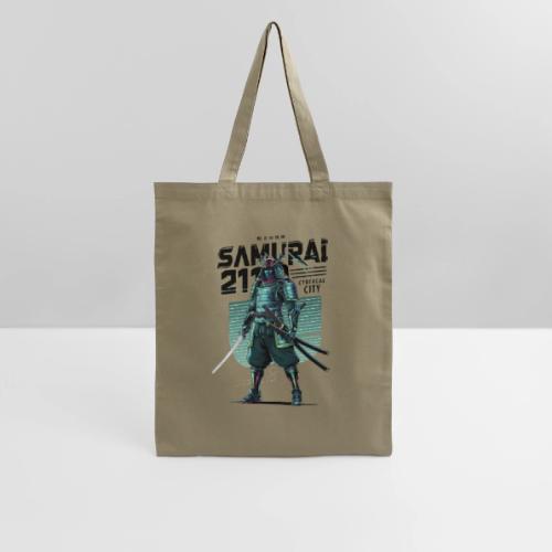Cyber Samurai 2110: Glowing Katana Warrior - Tote Bag