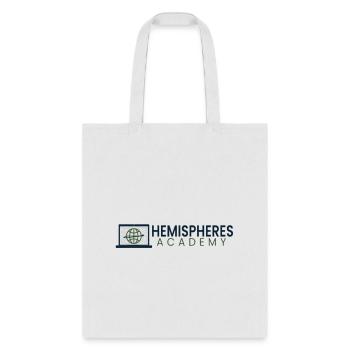 hemispheres_academy_logo_large - Tote Bag - white - Front