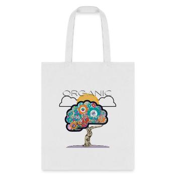 Gangsta Gorilla-Organic - Tote Bag - white - Front