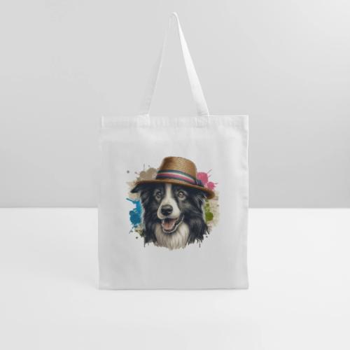 Border Collie Paint Splash Art - Tote Bag