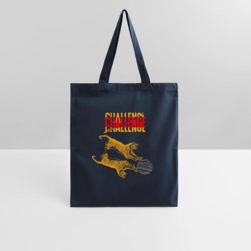 Double tiger fashion, jungle feline animals. - Tote Bag