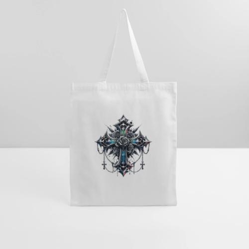 Gothic Crosses - 4 point with Roses - Tote Bag