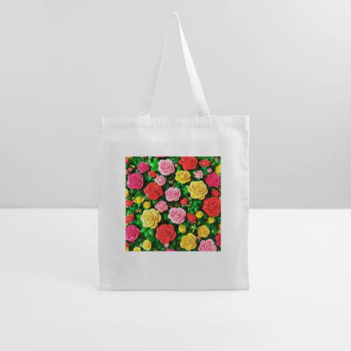 Floral print, colors in rose flowers, nature - Tote Bag