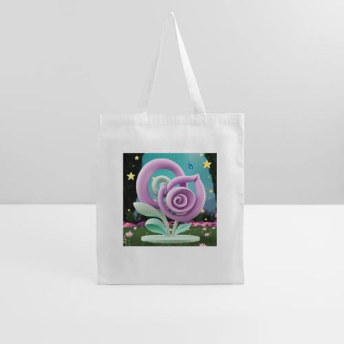Lila Bloom | Double Floral Eco-Inspired Art - Tote Bag