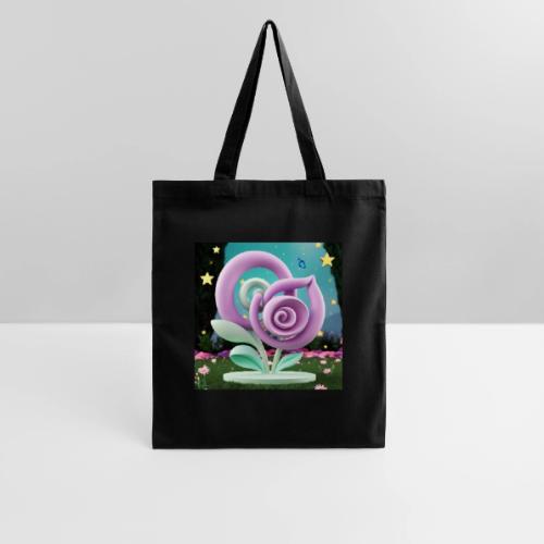 Lila Bloom | Double Floral Eco-Inspired Art - Tote Bag