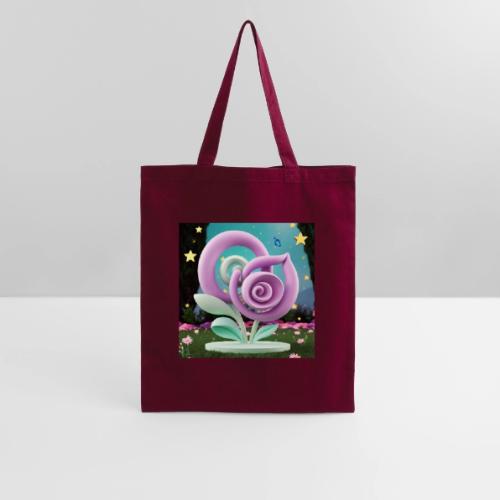 Lila Bloom | Double Floral Eco-Inspired Art - Tote Bag