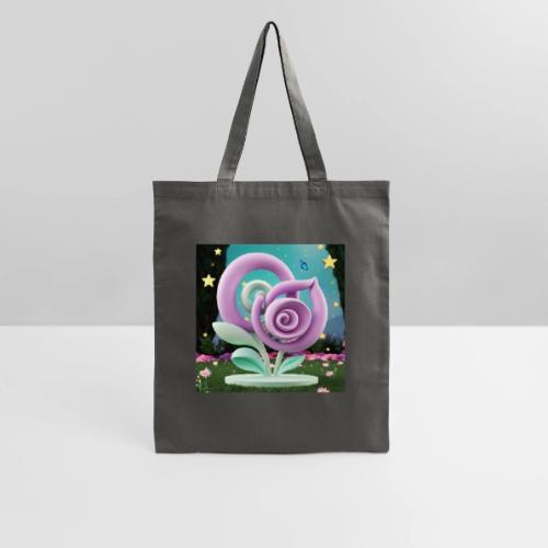 Lila Bloom | Double Floral Eco-Inspired Art - Tote Bag