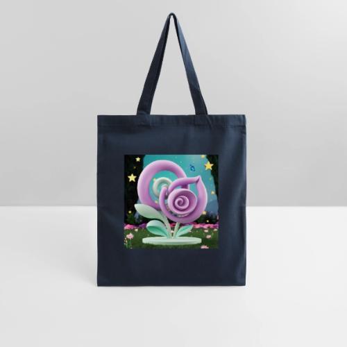 Lila Bloom | Double Floral Eco-Inspired Art - Tote Bag