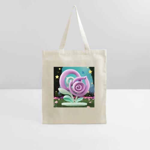 Lila Bloom | Double Floral Eco-Inspired Art - Tote Bag