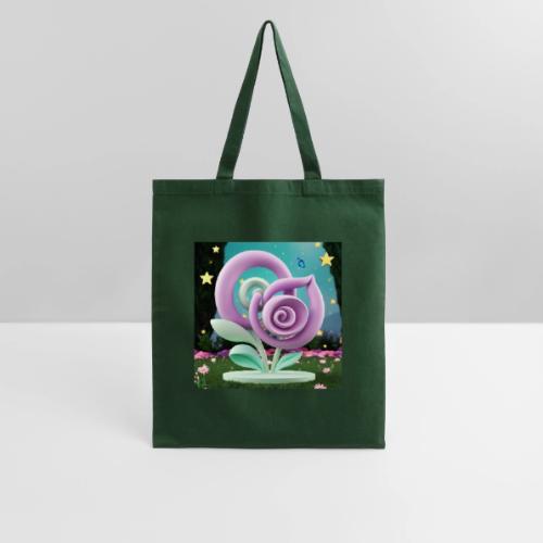Lila Bloom | Double Floral Eco-Inspired Art - Tote Bag