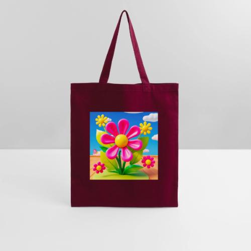 Pink Floral Peace | Sky & Nature Design - Tote Bag