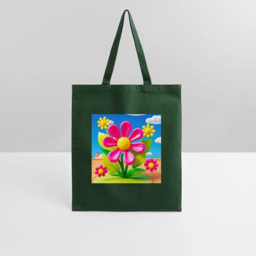 Pink Floral Peace | Sky & Nature Design - Tote Bag