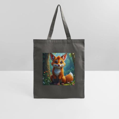 Magical fantasy fox in enchanted forest scene - Tote Bag