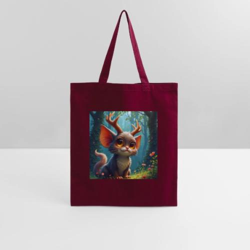 Magical Forest Creature with Deer Horns - Tote Bag