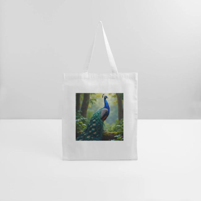 Majestic Peacock in Enchanted Forest