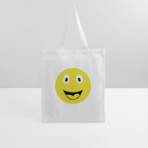 Yellow Happy Face Print - Tote Bag