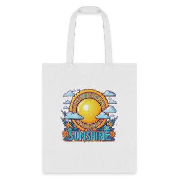 Sunshine - Tote Bag - white - Front