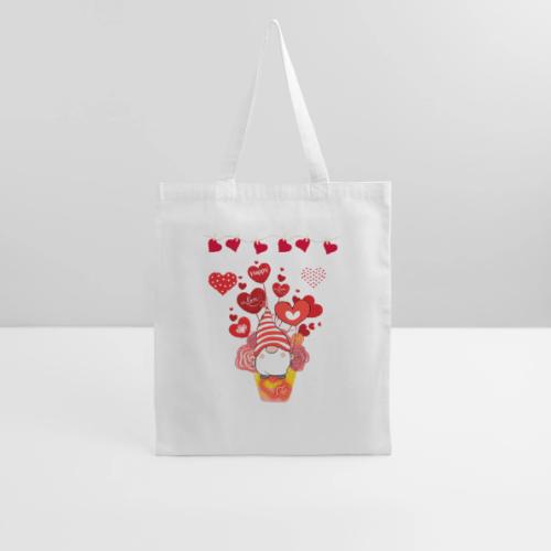 Design wrapped in love hearts, vibrating in love. - Tote Bag