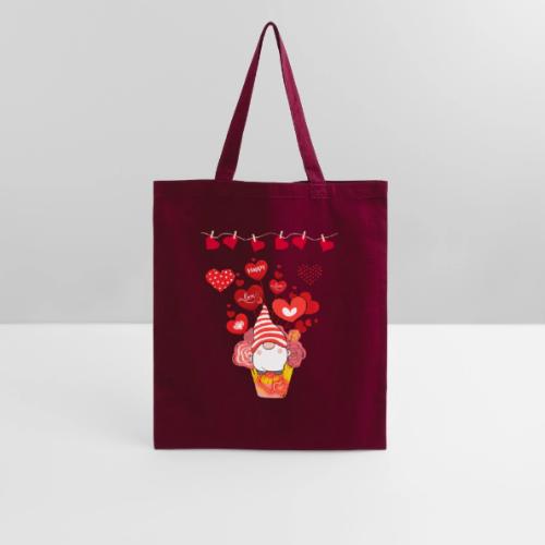 Design wrapped in love hearts, vibrating in love. - Tote Bag