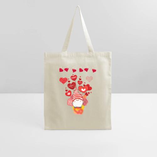 Design wrapped in love hearts, vibrating in love. - Tote Bag