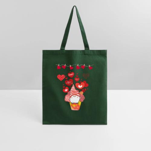 Design wrapped in love hearts, vibrating in love. - Tote Bag