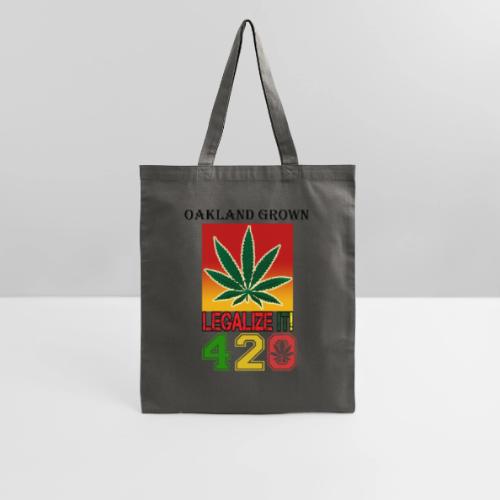 Screaming 420 Oakland Grown Weed Marijuana Design - Tote Bag