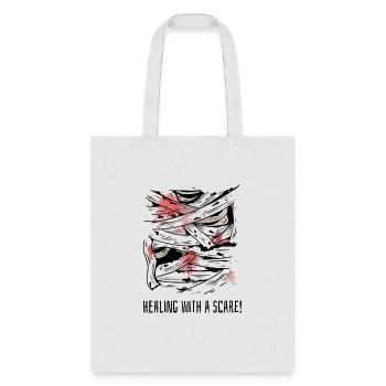 Healing with a Scare - Tote Bag - white - Front