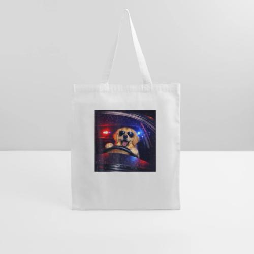 Funny Police Golden Retriever Meme Tee - Tote Bag