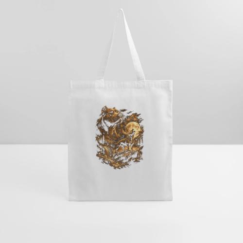 Pit Bull Howling Moon Fantasy Forest Tee - Tote Bag