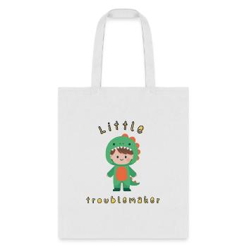 “Little Troublemaker” - Tote Bag - white - Front