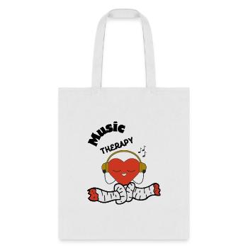 Music Therapy - Tote Bag - white - Front