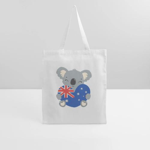 Australia Day Collection - Koala with Heart Flag - Tote Bag