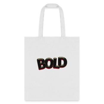 BOLD - Tote Bag - white - Front