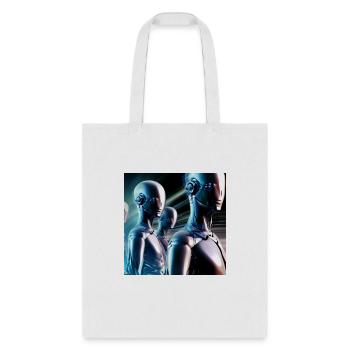Futuristic intelligence - Tote Bag - white - Front