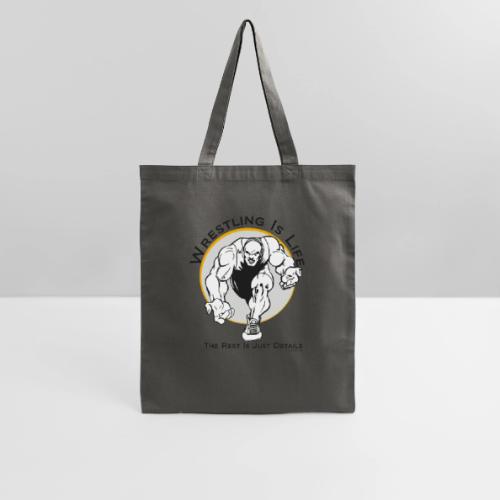 Wrestling is Life - bw - Tote Bag