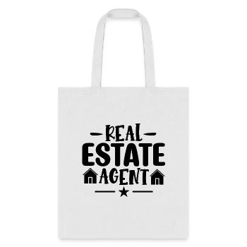 Real Estate Agent - Tote Bag - white - Front