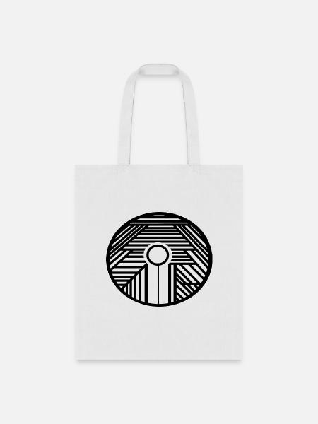 Circle, Geometrical Figures - Tote Bag - white