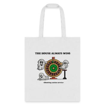 The Casino Ghosts - Tote Bag - white - Front