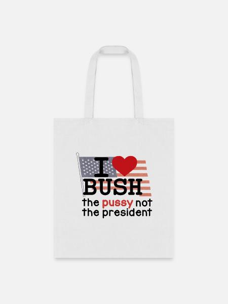 I Love Bush - Tote Bag - white