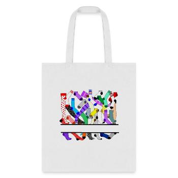 Stockings, tights and socks logo - Tote Bag - white - Front