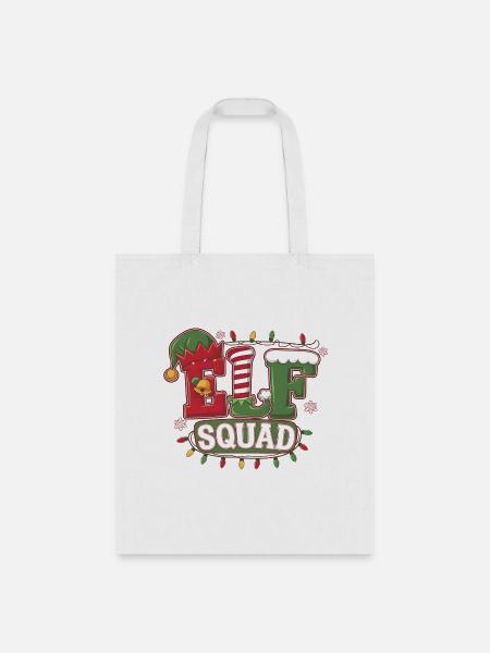 Elf Family Christmas Matching Pajamas Xmas Elf - Tote Bag - white