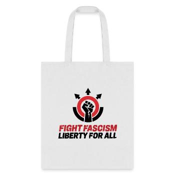 Join Us in Fighting Fascism. - Tote Bag - white - Front