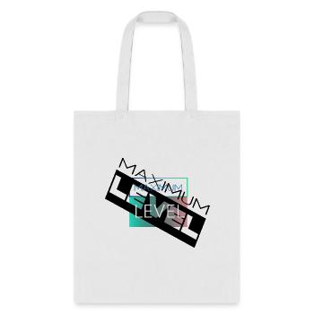 Maximum Level - Tote Bag - white - Front