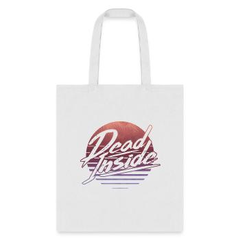 1980 Sad Floral Sunset - Aesthetic Vaporwave - Tote Bag - white - Front