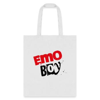 Emo Boy Band Shirt. Punk Ska Band Design. - Tote Bag - white - Front