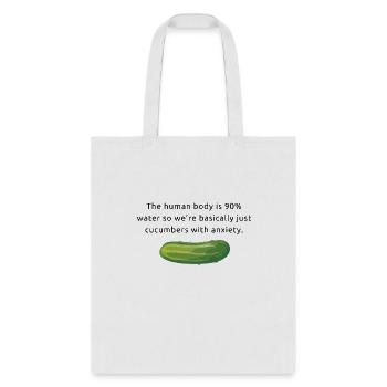 Anxious Cucumbers - Tote Bag - white - Front