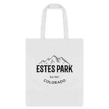 Estes Park Colorado Rocky Mountains Novelty - Tote Bag - white - Front